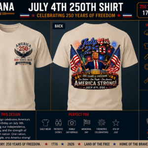250 Years America Strong - Trump