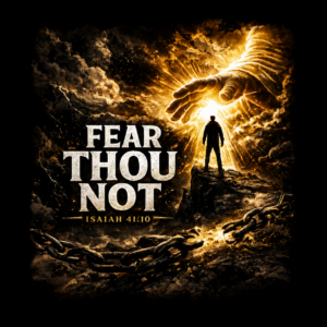 Fear Thou Not – Isaiah 41:10 Inspirational T-Shirt