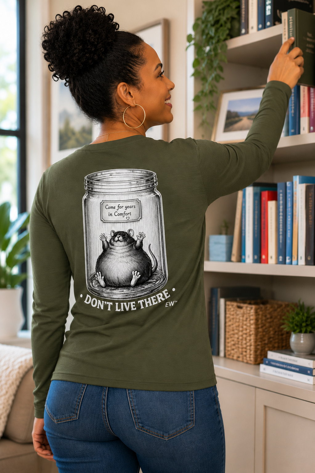 Come for Comfort... Don't Live There | Inspirational Tee - Image 5