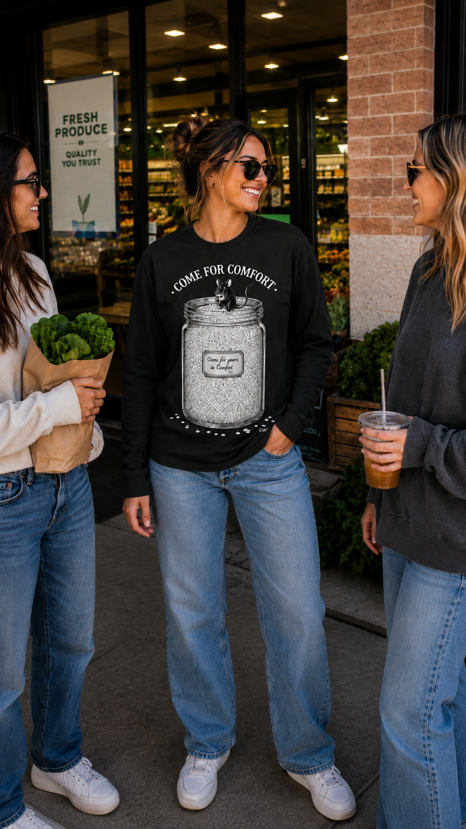 Come for Comfort... Don't Live There | Inspirational Tee - Image 6