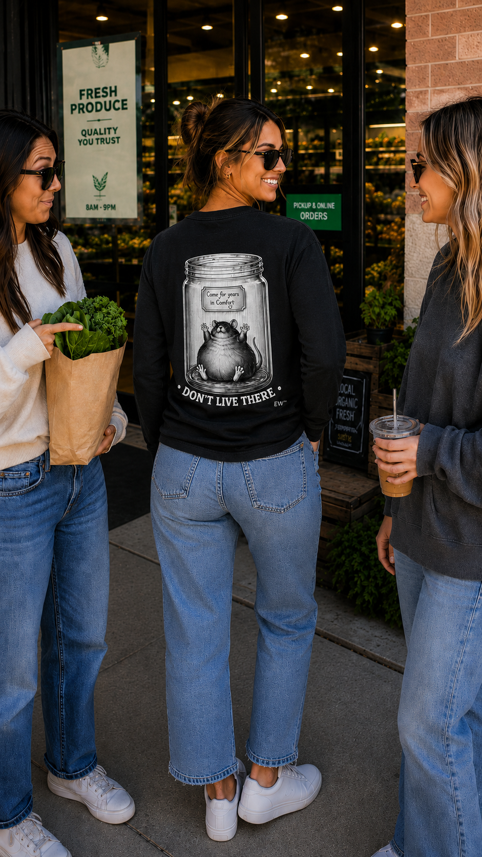 Come for Comfort... Don't Live There | Inspirational Tee - Image 9