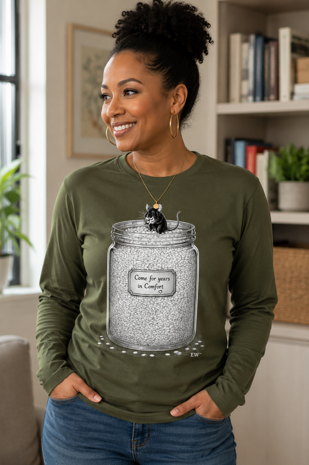 Come for Comfort... Don't Live There | Inspirational Tee - Image 4