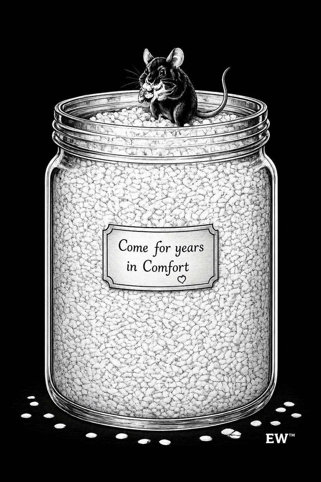 Come for Comfort... Don't Live There | Inspirational Tee